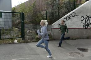 Teppo Manner and Roosa Söderholm in They Have Escaped (2014)