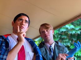 Scott Mena and Donald Johnston in Break-Out Case (2021)