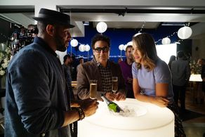 Jason Antoon, Stephen Boss, and Georgie Flores in Famous in Love (2017)