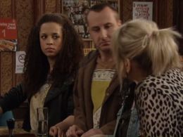 Andrew Whyment and Natalie Gumede in Coronation Street (1960)