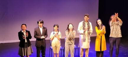 Ashley Kim, CHARLES CHI SOO KIM, Alexis Chan, Sunny Chen (V),Yash Reddy, Olivia Poon, and Bennett Taylor from 'END OF A