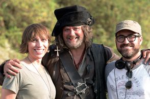 Hugh Bonneville, John Hoberg, and Kat Likkel