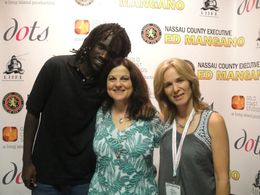 Venance Ndibalema, Debra Markowitz and Sylvia Caminer at the Long Island International Film Expo (LIIFE)