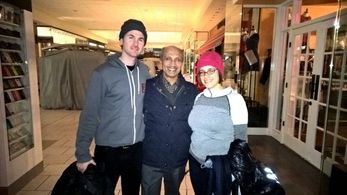 On the set of Billions with directors Ryan Fleck & Anna Boden