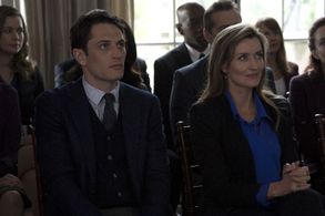 Natascha McElhone and Colin Woodell in Designated Survivor (2016)