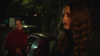 Kim Sandwich on the set of 