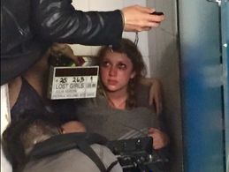on set of LOST GIRLS
