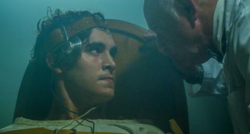 Still of Henry Zaga and Al Rossi in The Wing (2015),directed by Assaad Yacoub.