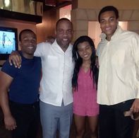 Dennis Thomas IV, Timylle Adams, and Theo Bray in The Price of Fame (2018)