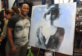 Darius Cottrell at The 2015 Fluffball event at The Little Door