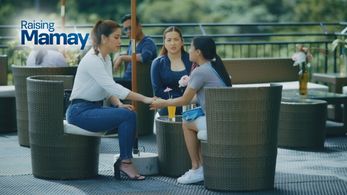 Shayne Sava, Valerie Concepcion, and Joyce Ching in Raising Mamay (2022)