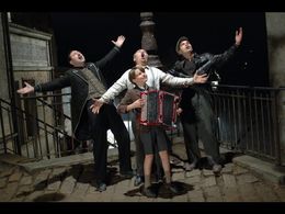 Clovis Cornillac, Gérard Jugnot, Kad Merad, and Maxence Perrin in Paris 36 (2008)