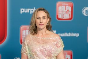 Pamela Ribon at an event for Ralph Breaks the Internet (2018)