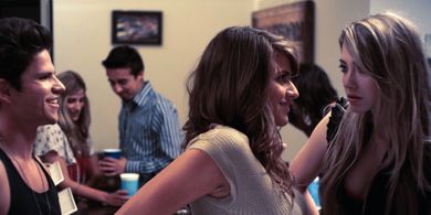 Daniel Booko, Liz Nicole Abrams, and Rachel McCord in Getting That Girl (2011)