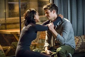 Grant Gustin and Candice Patton in The Flash (2014)