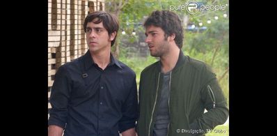 Felipe Abib and Humberto Carrao in Geracao Brasil