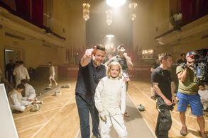 Klaus Haro at the shoot of the Fencer 2014