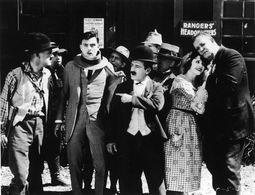 Hallam Cooley, Bobby Dunn, Joe Roberts, Bess True, and Ford West in The Devilish Romeo (1921)