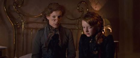 Juliet Stevenson and Dakota Blue Richards in The Secret of Moonacre (2008)