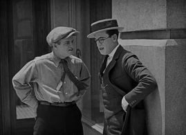 Harold Lloyd and Bill Strother in Safety Last! (1923)