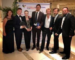 At the Marbella International Film Festival Awards where 'Trick Or Treat' won Best Feature.