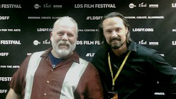 With Paul Hunt at the 2016 LDS Film Festival.