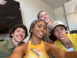 On set of KARMA'S A BITCH