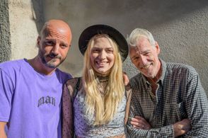 Randall Paul, Nicolas Vaporidis, and Octavia Gilmore in For Sale (2020)