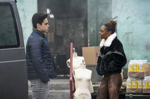 Abubakr Ali as Raj and Ashleigh Murray as Josie on Katy Keene on the CW