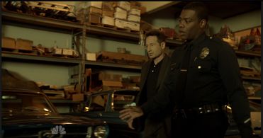 David Duchovny and La Monde Byrd in Aquarius (2015)