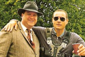 Daniel Rayome and steadicam operator Jacques Jouffret working on their second film together (The Express). Dan and Jacqu