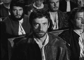 Jean Amadou, François Darbon, Gérard Darrieu, and Yves Montand in The Crucible (1957)