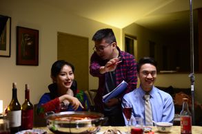 Robin Wang and Crystal J. Huang in Graduation (2020)