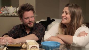 Marianna Palka and Michael Uppendahl in The Lion's Mouth Opens (2014)