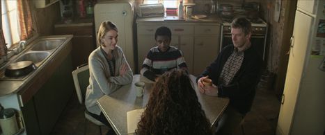 Eddie Karanja, Sam Hazeldine, Lisa O'Hare, and Jed Walker in The Sandman (2022)