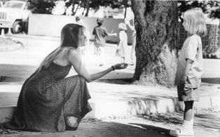 Daryl Hannah and Julia Devin in The Tie That Binds (1995)