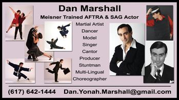 Dan Marshall - Composite Photo Display 2 - Meisner Trained SAG-AFTRA Actor / Dancer / Choreographer / Martial Artist / S
