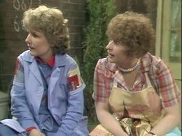 Jeannie Crowther and Sandi Toksvig in No 73 (1982)