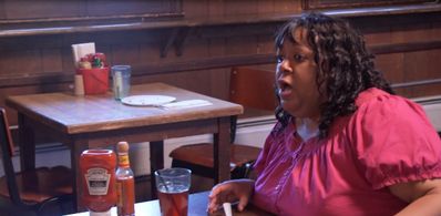 Mala in the role of Vicky Vasquez in Happy Yummy Chicken