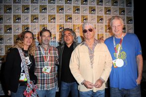 Bill Murray, Kelly Lynch, Steve Bing, Mitch Glazer, and Tom Ortenberg