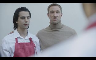 Still of Cesar D La Torre in the Movie Misfits, Cast Krista Allen, Leigh-Allyn Baker, Cesar D La Torre, Robert Miano.