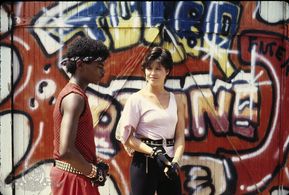 Michael Chambers and Lucinda Dickey in Breakin' 2: Electric Boogaloo (1984)