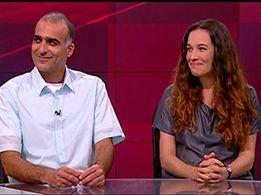 Yaël Abecassis and Yoram Toledano in Hatufim (2009)