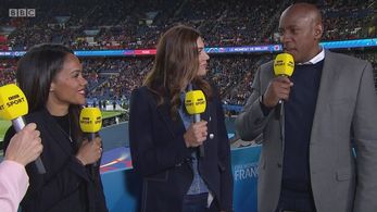 Hope Solo, Dion Dublin, and Alex Scott in BBC Sport: FIFA Women's World Cup 2019 (2019)