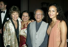Dena Kaye, Sukanya Shankar, Ravi Shankar and Anoushka Shankar