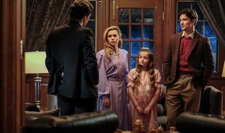 Khobe Clarke, Brec Bassinger, Matthew James Dowden, and Emma Oliver in Twilight's Child (2023)
