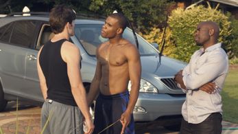 Marlon Perrier, Reggie Lochard, and Logan Roberts in This House (2014)