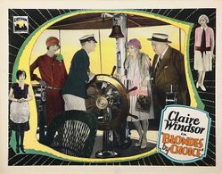 Bess Flowers, Walter Hiers, Allan Simpson, and Claire Windsor in Blondes by Choice (1927)