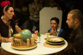 Con Rossy de Palma y Luis Ernesto Franco en 