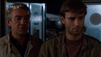 Jirí Krampol and Lukás Vaculík in Nudity for Sale (1993)